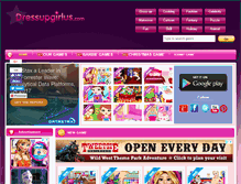 Tablet Screenshot of dressupgirlus.com